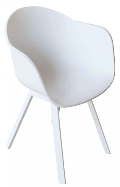 Poltrona Maui 63x55x79 h cm in Plastica Bianco