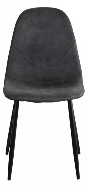 Sedia Avril 43x54x84 h cm in Plastica Grigio scuro