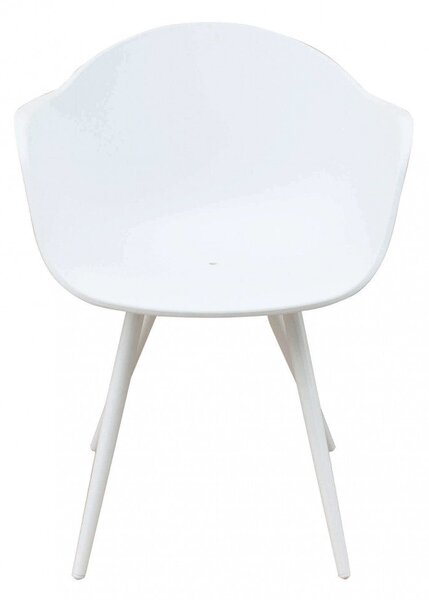 Sedia Sestriere 61x61x80 h cm in Plastica Bianco