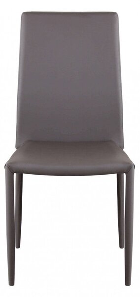 Sedia Cammie 41x50x91 h cm in Similpelle Marrone