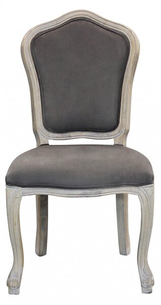 Sedia Charlene 52x50x100 h cm in Legno Tortora