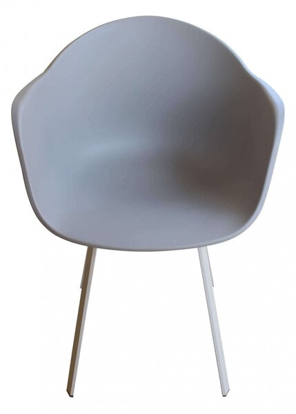 Poltrona Maui 63x55x79 h cm in Plastica Taupe