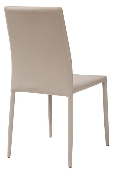 Sedia Imbottita 46x50x89 cm in Similpelle Dani Plus Corda
