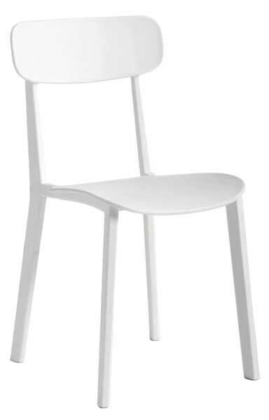 Sedia 81x45x39 cm in Polipropilene Chapeau Bianca
