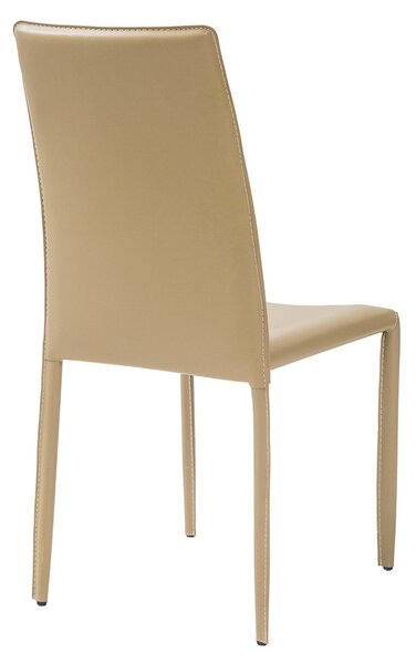 Sedia Imbottita 58x44x97 cm in Ecocuoio Dedis Corda