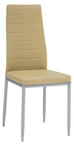 Sedia Imbottita 40x47x96 cm in Similpelle Queen Corda