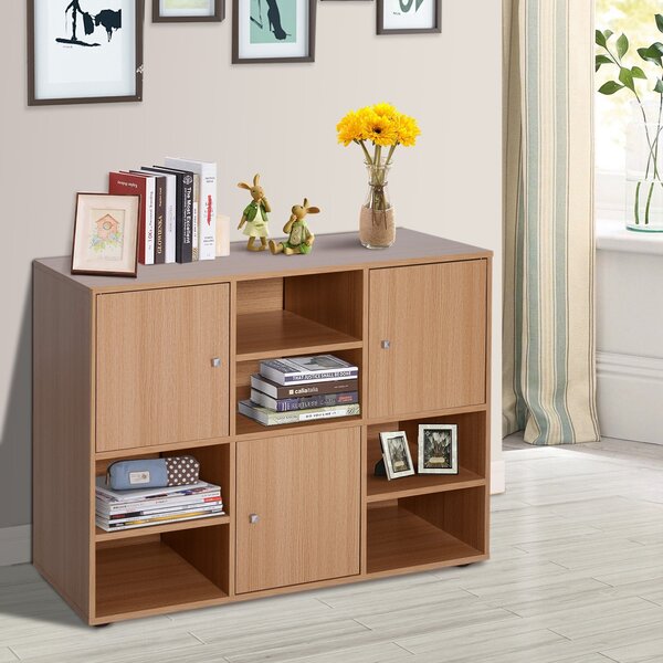 Libreria 6 Vani in Legno 110x40x78 cm