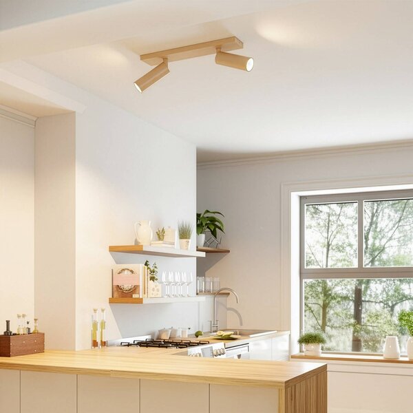 Arcchio Faretto da soffitto Brinja Slim, caffè, 2 luci, GU10 MR11 Slim Arcchio, dimmerabile, Marrone / Ruggine, Corridoio, Alluminio, Moderno, Faretto
