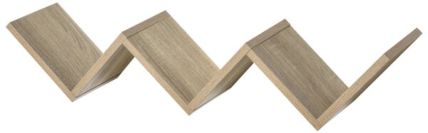 Libreria Mensola Sospesa a V 80,6x16x15,2 cm in Legno