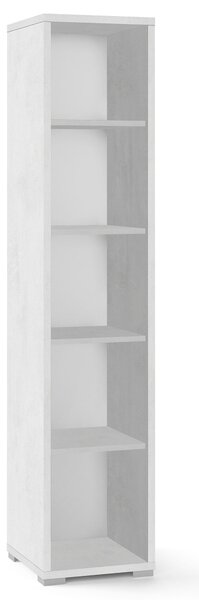 Libreria a Giorno 39x182x41 cm Ossido Bianco