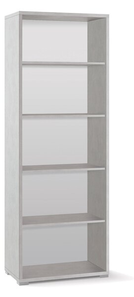 Libreria a Giorno 71x199x41 cm Ossido Bianco