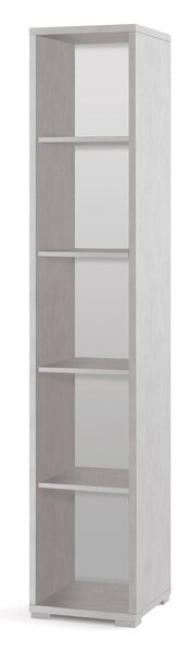 Libreria a Giorno 39x199x41 cm Ossido Bianco