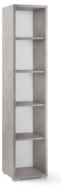Libreria a Giorno 39x182x41 cm Cemento