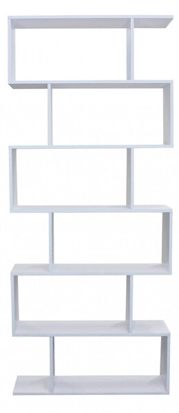 Libreria Alana 80x23,5x190,5 h cm in Truciolare bilaminato Bianco