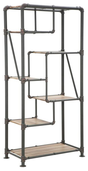 Libreria Manhattan Big 93x47x190 cm MDF e in Ferro