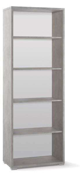 Libreria a Giorno 71x199x41 cm Cemento
