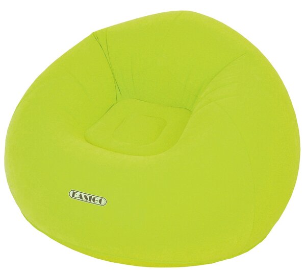 Pouf Poltrona Gonfiabile Floccato 105x105x65cm Jilong Easigo Lazy Sofa Verde