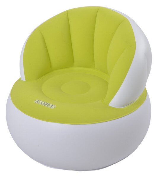 Pouf Poltrona Gonfiabile Floccato 93x85x74cm Jilong Easigo Armchair Verde