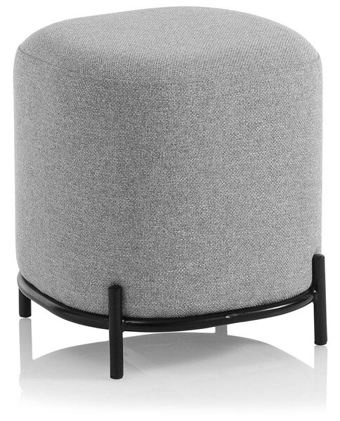 Pouf Imbottita 42x42x45 cm in Tessuto Verde