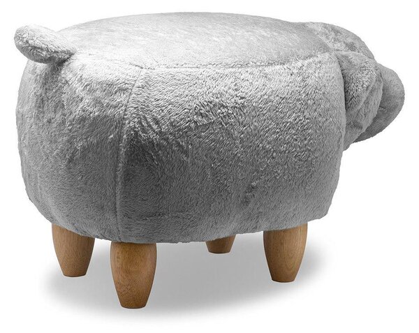 Sgabello Pouf Poggiapiedi per Bambini 65x35x36 cm Orso Marrone Divina Home