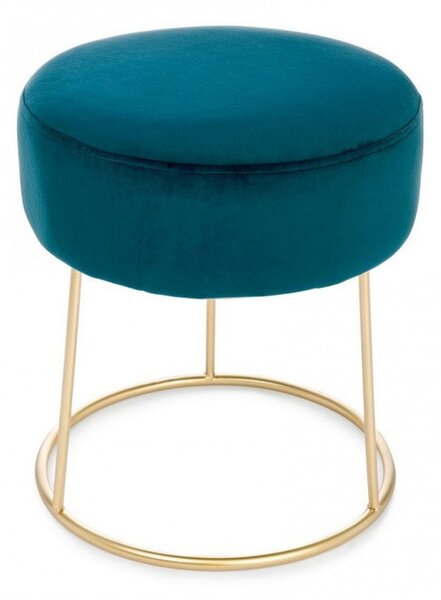 Pouf Clarissa Deep D35 in Tessuto effetto Velluto