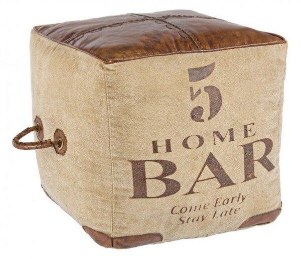 Pouf Sanpark Five in Pelle