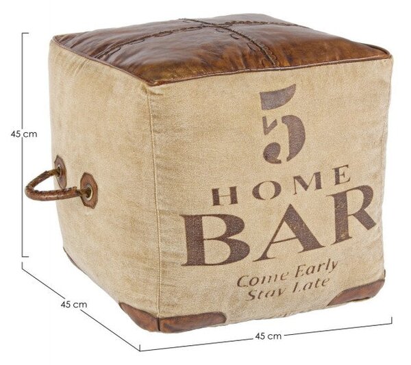 Pouf Sanpark Five in Pelle