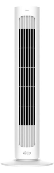 Argo Astrid Bianco Ventilatore a Torre Rotazione 70° 4 Velocità 3 Modalità Timer Telecomando