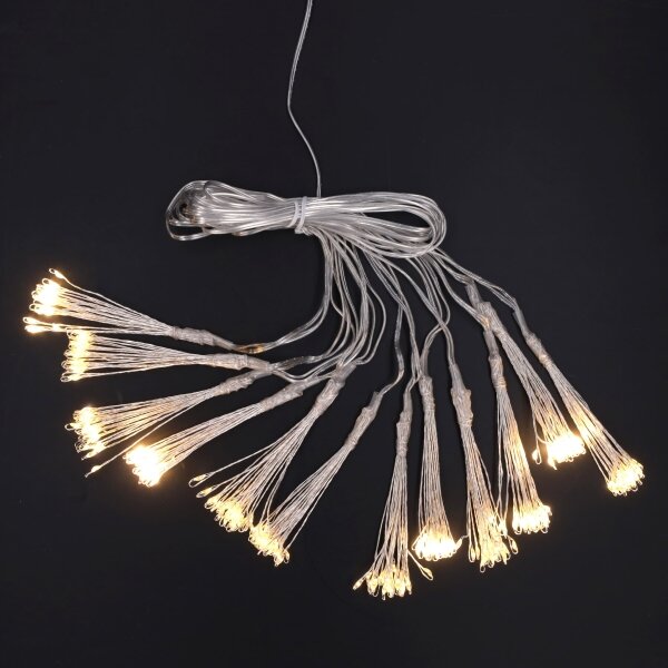 BRILAGI - LED Catena luminosa natalizia per esterni 300xLED 7m IP44 bianco caldo effetto fuochi d'artificio