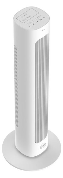Argo Astrid Bianco Ventilatore a Torre Rotazione 70° 4 Velocità 3 Modalità Timer Telecomando