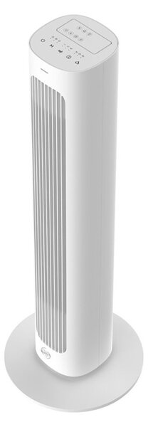 Argo Astrid Bianco Ventilatore a Torre Rotazione 70° 4 Velocità 3 Modalità Timer Telecomando