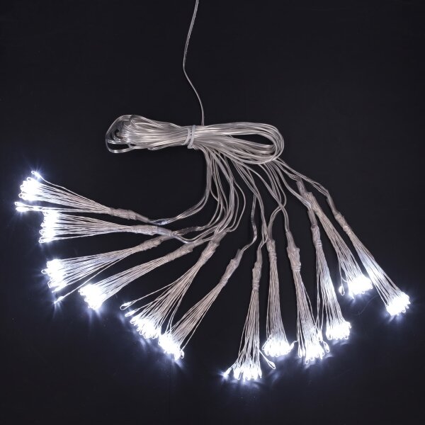 BRILAGI - LED catena luminosa natalizia per esterni 300xLED 7m IP44 bianco freddo effetto fuochi d'artificio