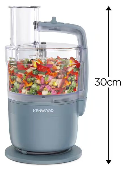 Kenwood FDP23.140GY MultiPro Go Robot da Cucina 900W 360° ExpressServe Trita Affetta Grattugia Impasta