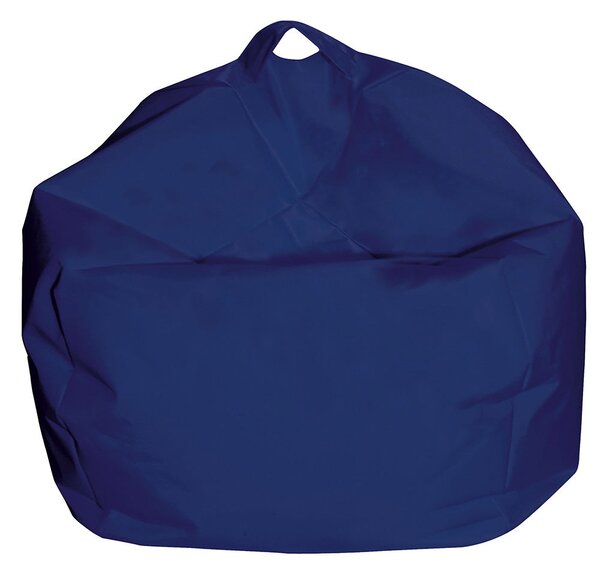Poltrona a Sacco Pouf Comodone in Nylon Blu Fadi