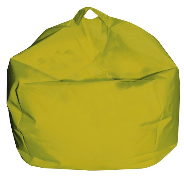 Poltrona a Sacco Pouf Comodone in Nylon Giallo Fadi