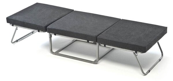 Pouf Letto Sfoderabile con Rete Ortopedica Elettrosaldata Rosso