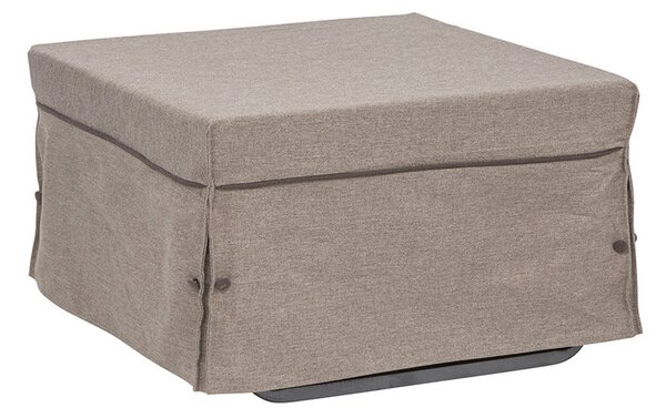 Pouf Letto Trasformabile Pieghevole con Materasso Rivestimento Corda
