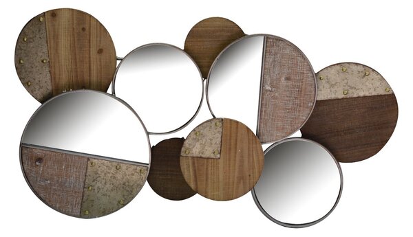 Specchio in Legno 111x59x10,5cm Belfort Cerchi