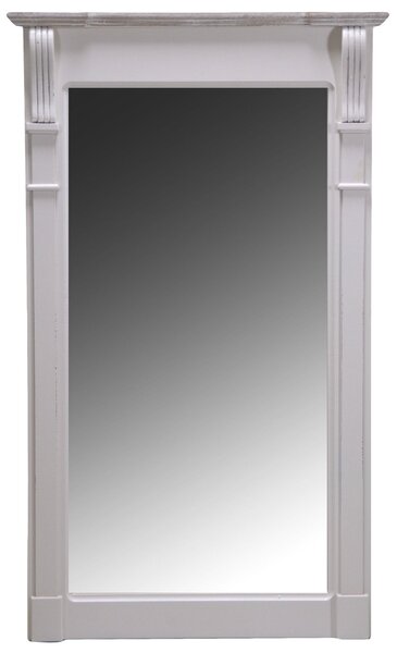 Specchio Rettangolare 80x60cm con Cornice in Legno Provenza