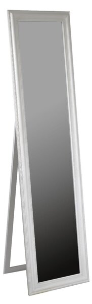 Specchio da Terra in Legno 40H160cm Bianco Opaco