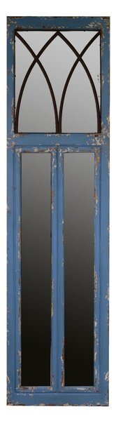 Specchio in Legno 48x3H180cm Blu