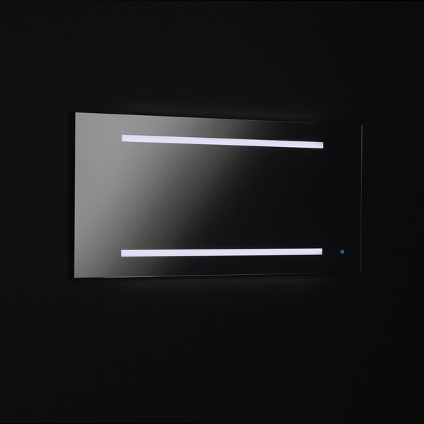 Specchio con Lampada a LED in 100x2,5x50cm TFT Opera Specchio