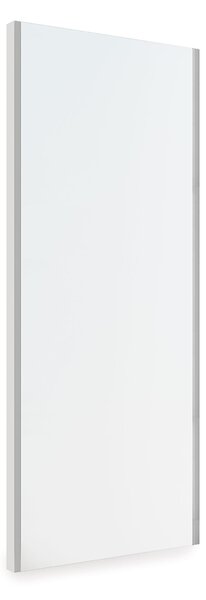 Specchio Estraibile per Armadio 34x100 cm Emuca Grigio Metallizzato