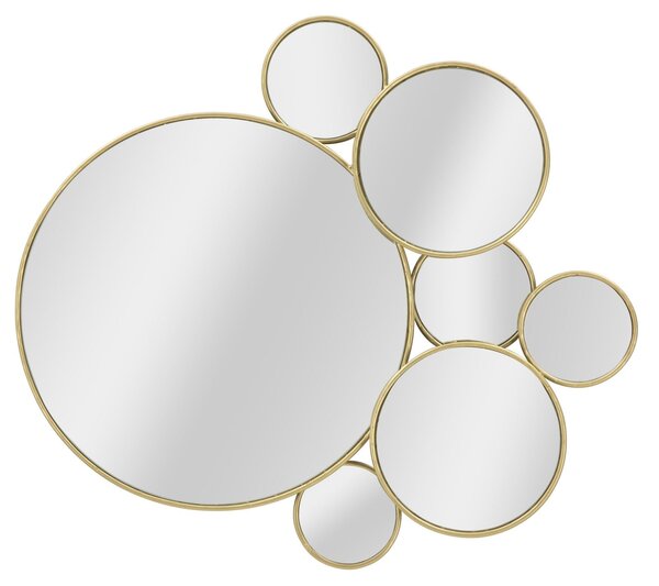 Specchio Glam Color 81x7,5x73 cm in Ferro Oro