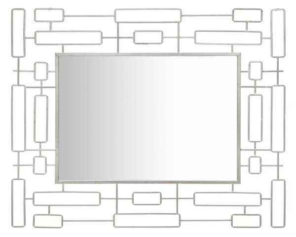 Specchio Ice 80x2,5x100 cm in Ferro Argento