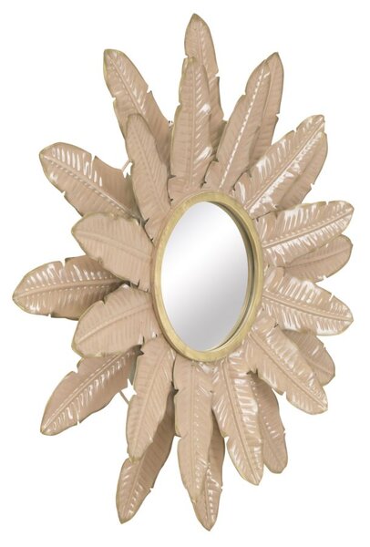 Specchio Glam Rosa 64,5x4,5 cm in Ferro Rosa