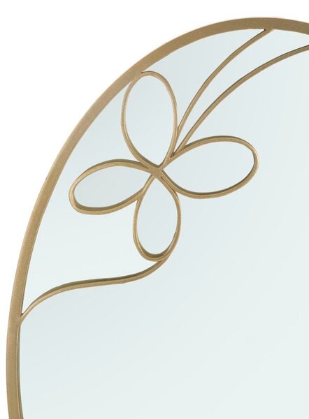 Specchio Oro Butterfly Line 66x3x90 cm in Ferro e MDF Oro