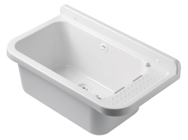 Lavatoio 50x34x21cm in Polipropilene 13,5l Forlani Wash Bianco
