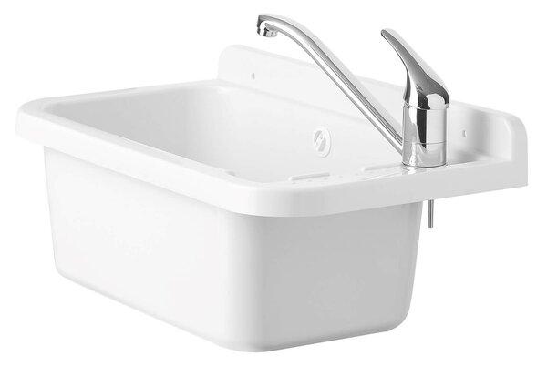 Lavatoio 50x34x21cm in Polipropilene 13,5l Forlani Wash Bianco