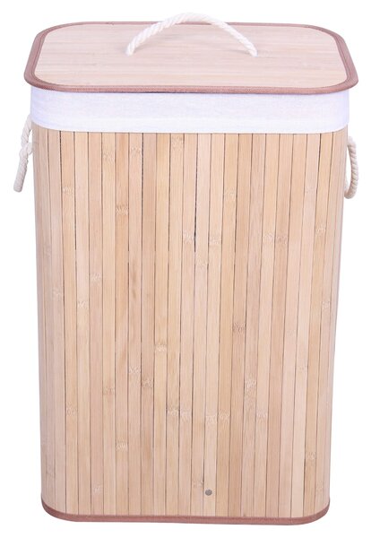 Cesto Portabiancheria 40x30x60 cm in Bamboo Collection Naturale